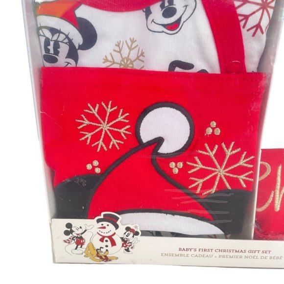 Disney Store Mickey Mouse and Friends My First Christmas Baby Gift Set 6-9M - Picture 6 of 10